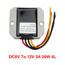 DC-DC 6V til 12V 2A 24W Step-Up Power Supply Converter Controller Vandtæt