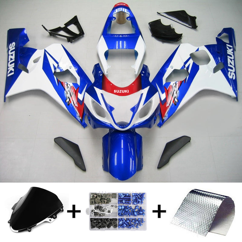 2004-2005 Suzuki GSXR 600/750 K4 Injektionsabzugs Kit Karosserie Plastikabs