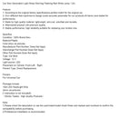 Car Door Decoration Light Strips Warning Flashing Red White Lamp 1.2m