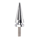 4x Silberne Spike-Windschutzscheiben-Verkleidungsschrauben für Touring Road Glide FLTR 2015 - 2025