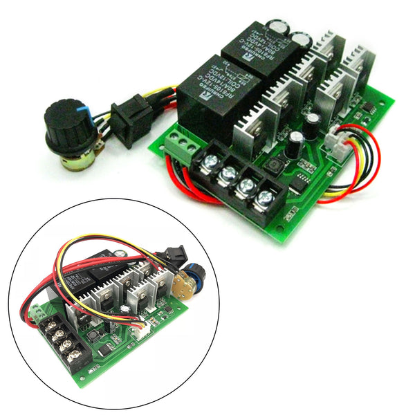 10-55V 40A 2000W reversibel DC-motorhastighetsregulator PWM spänningsregulator