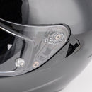 DOT Motorradhelm für Erwachsene, Street, Integralhelm, glänzend schwarz