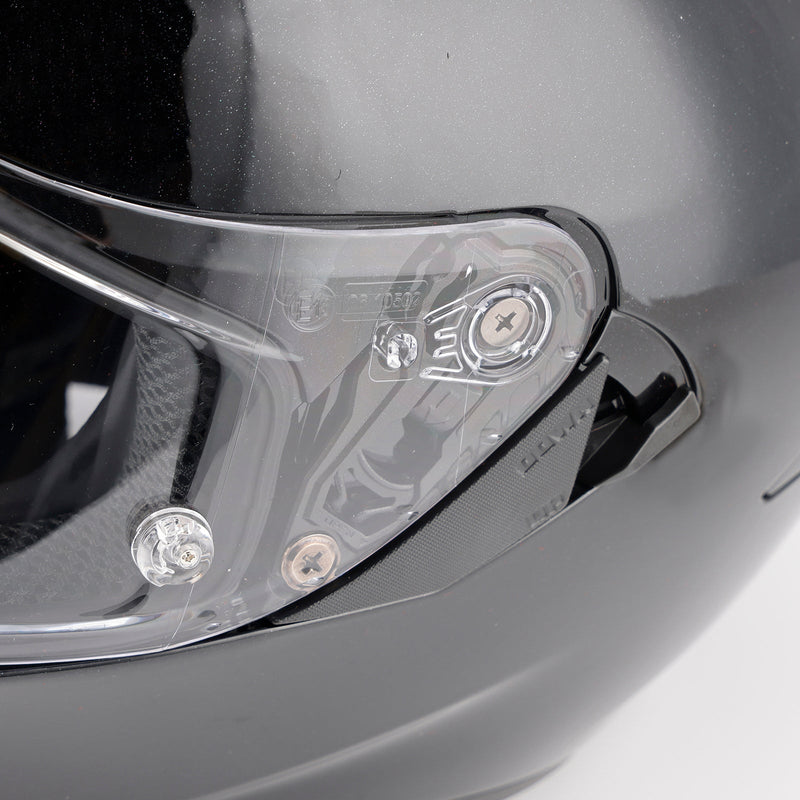 DOT Motorradhelm für Erwachsene, Street, Integralhelm, glänzend schwarz
