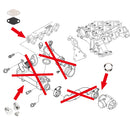 AGR-Kühlerverschlussstopfen für BMW 2.0 3.0 M47N2 M57N E46 E90 E60 E61 E83