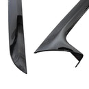 2012–2018 Audi A6 C7 Allroad Avant schwarz glänzend Paar Heckscheibe Seitenflügel Spoiler