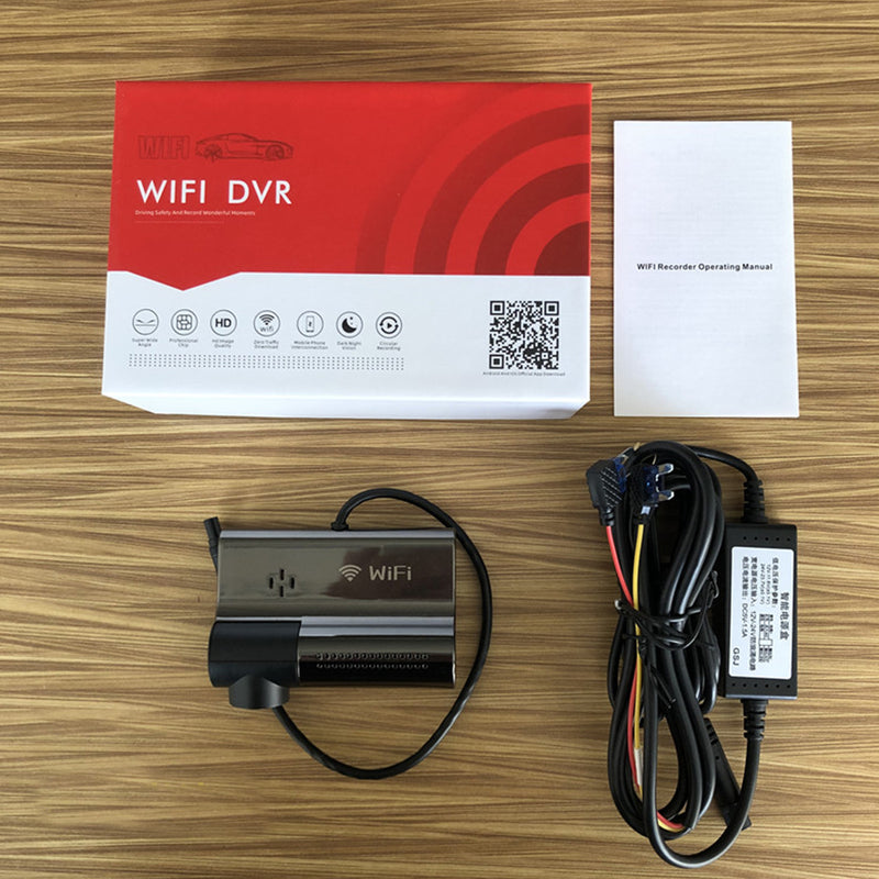 1080P Dash Cam Wifi App Video DVR Grabador Conducción Cámara Oculta Visión Nocturna