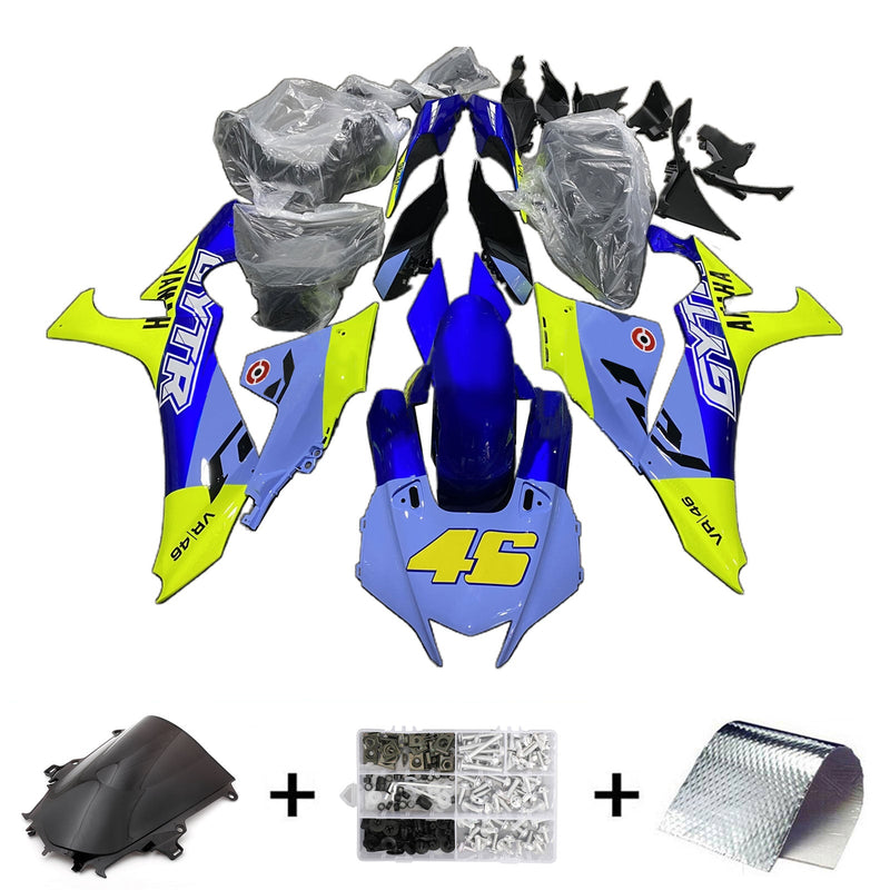 2020-2024 Yamaha YZF-R1 injeksjonskinnesett kroppsplast ABS