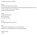 2023-2024 Honda CRF300 CRF300L osłona przeciwnajazdowa osłona silnika pęknięta plastikowa