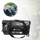 Universal Saddlebag Side Storage Tail Bag Pu Luggage 50L For Motorcycle YellowB