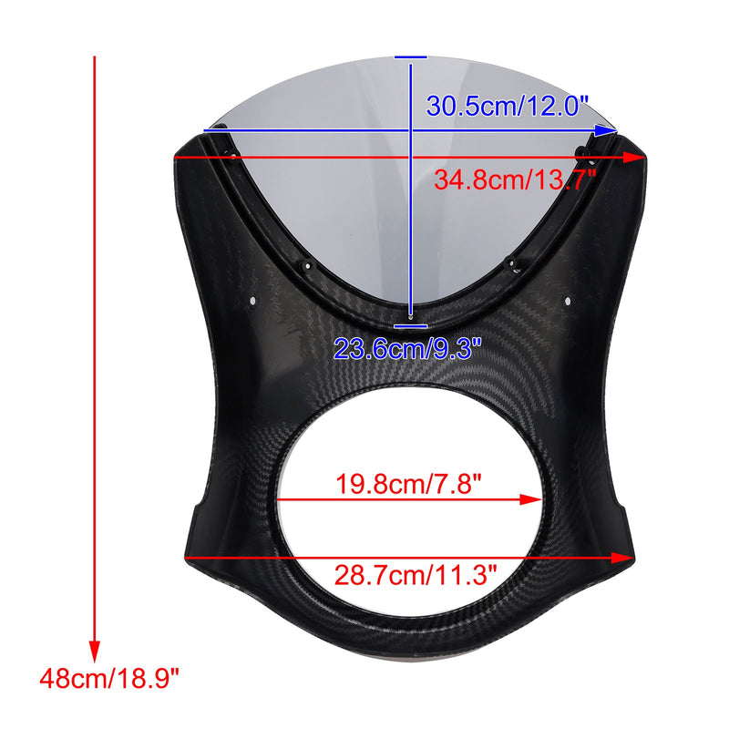 2024-2025 Kawasaki Eliminator 500 Scheinwerfer Windschutzscheibe Verkleidung Windschutzscheibe