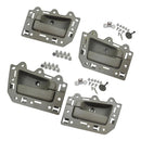 4 Stück Türgriffe innen, vorne und hinten, links und rechts, grau, für Jeep Grand Cherokee 2005-2011