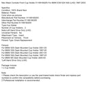 Neuer schwarzer Getränkehalter für die vordere Konsole 51168190205 für BMW E39 525i 540i (LHD)