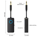 Bluetooth 5.4 Empfänger-Sender 2-in-1 3,5-mm-Wireless-Audioadapter