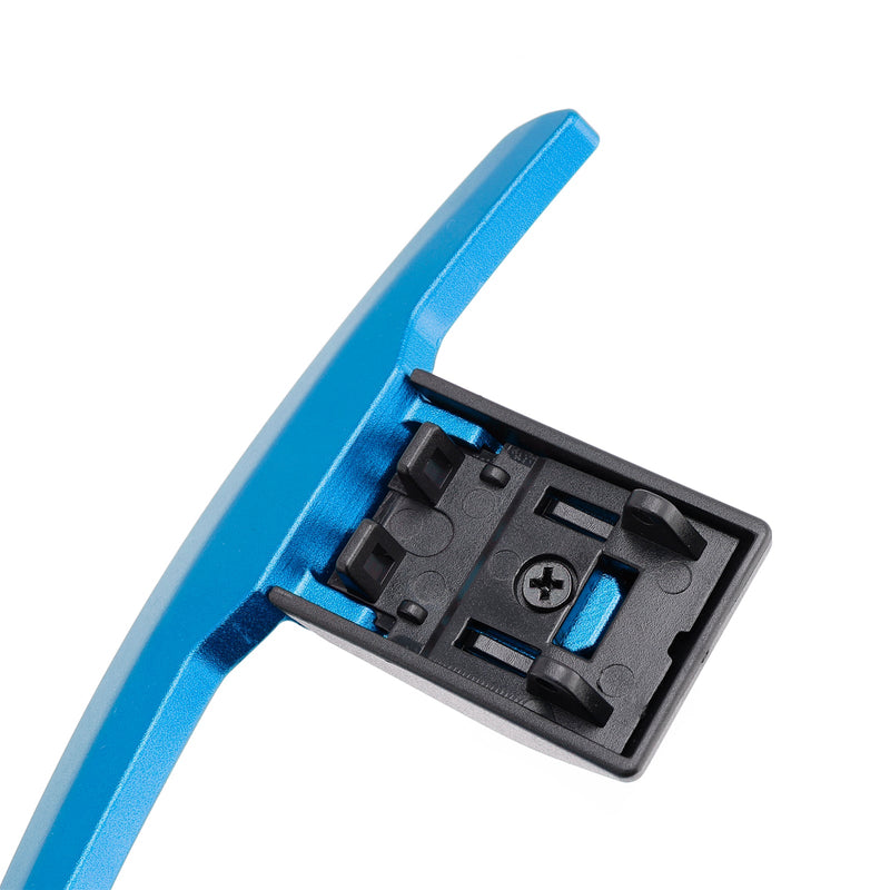 Schaltwippenverlängerung für BMW F-Serie F30 F31 F32 F10 X3 X5 Aluminium Blau