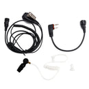 102B Transparenter In-Ear-Kopfhörer mit Luftschlauch und A24-Kabel für ICOM A25CE, A25N und A24