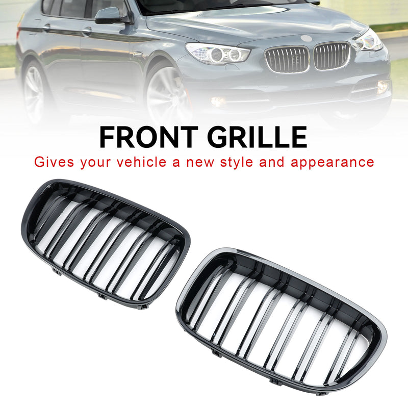 2009-2017 BMW 5-serie GT F07 Glanssvart främre njurgaller 51137200169 51137200170