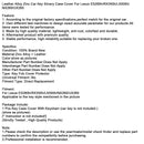 Capa de chave de carro de couro prateado de liga de zinco se encaixa Lexus ES260h/RX350h/LS500h