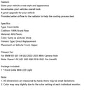 2022-2025 BMW X3 G01 X4 G02 Diamant Front Stoßstange Nieren Kühlergrill Chrom