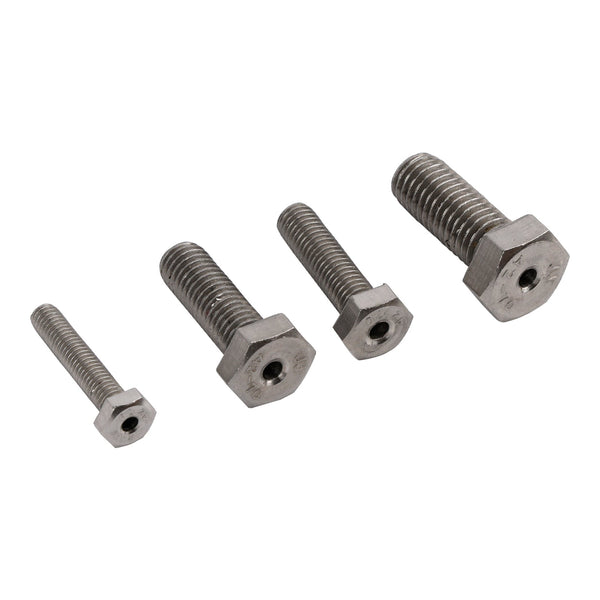 Stainless Steel M6 & M8 & M10 & M12 Broken Snapped Stud Drill Guide Kit 4PCS