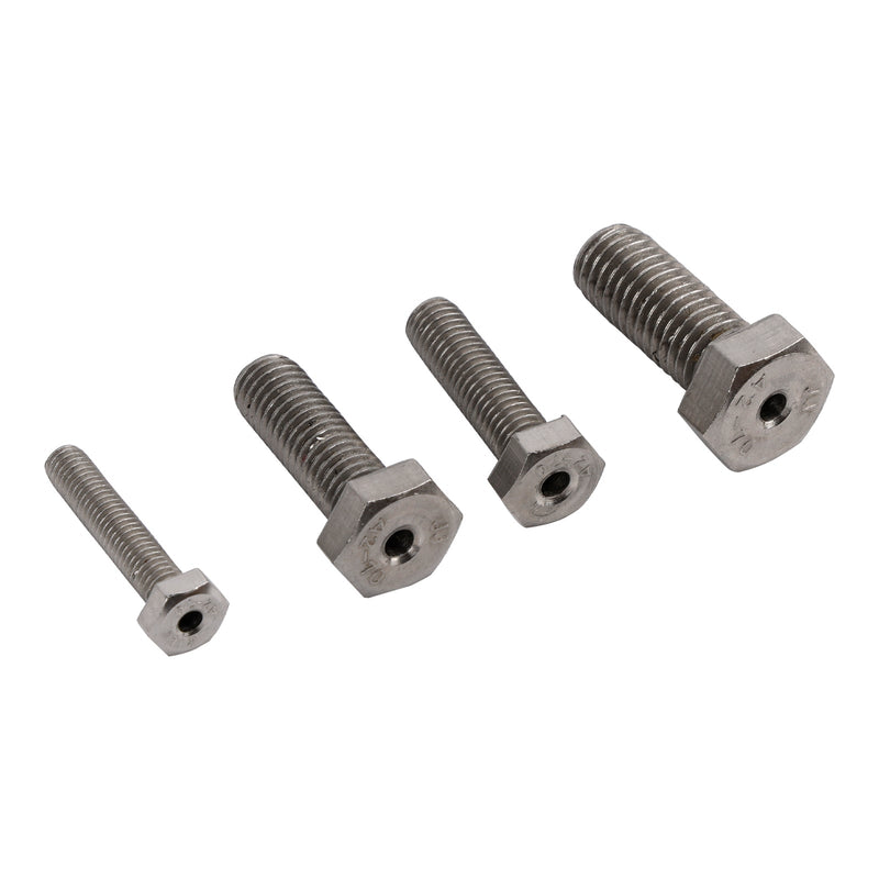 Stainless Steel M6 & M8 & M10 & M12 Broken Snapped Stud Drill Guide Kit 4PCS