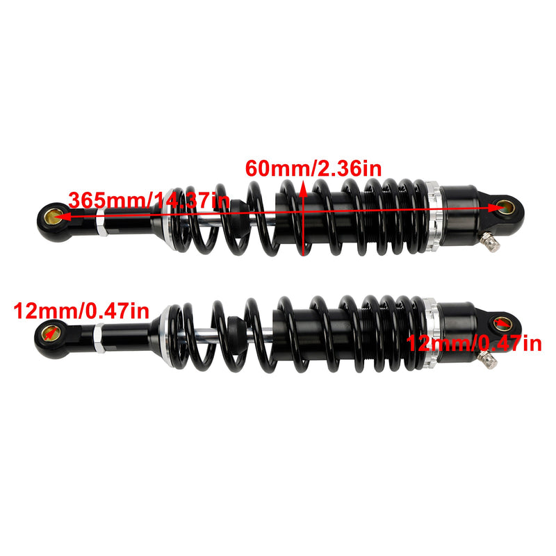 365mm Hinten Suspension Luft Stoßdämpfer fit für Honda CT125 Kreuz Cub 110 50