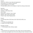 2020–2023 Mercedes Benz GLB X247 AMG-Line Hochglanzschwarzer Frontstoßstangengrill