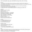 Piloto trasero rojo 1340670080 para Peugeot Boxer 2006-2024