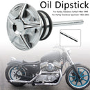 Olie Måling Stick Tank Cover Connector til Softail 84-99 Sportster 82-03