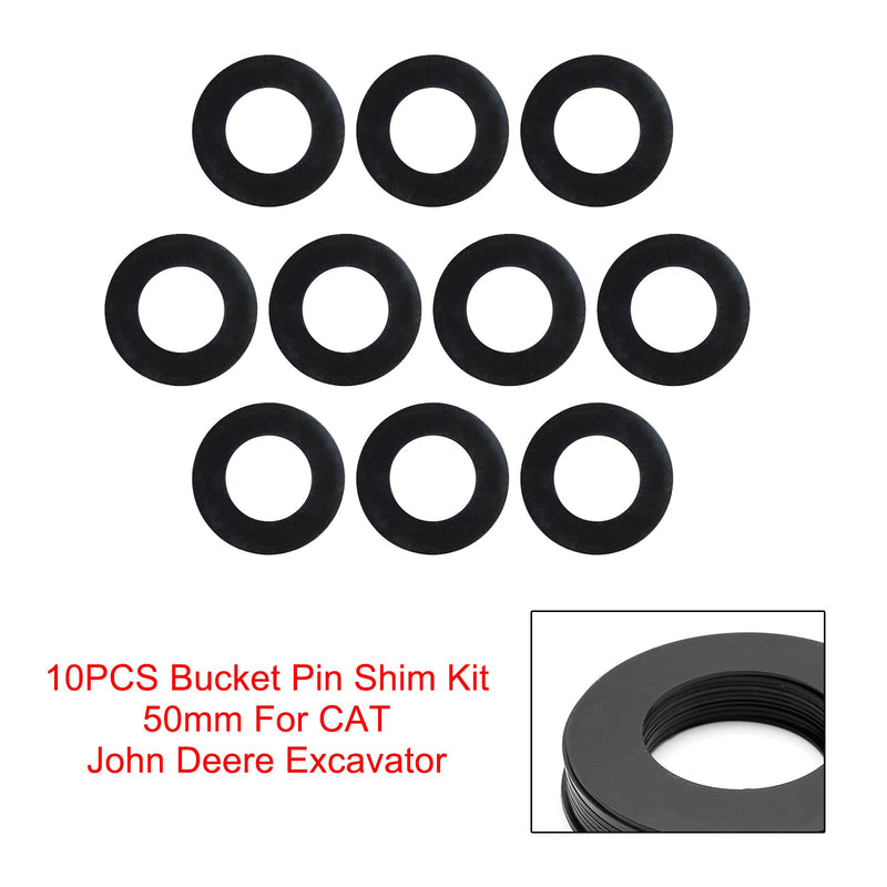 50 MM grävmaskin skopa stift Shims kit för minilastare Cat Bobcat John Deere