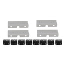 12x Sitzbefestigungs-Verstärkungsplatten/Halterungen für VW T5 T6 2+1 Rücksitze