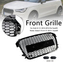 Glans sort front bikakestøtfangergrill for Audi A1 S1 2010-2014