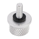 1/4""-20 Silbernes Sitzschrauben-Schraubenplatten-Entriegelungsset für Touring Softail Dyna 96-23