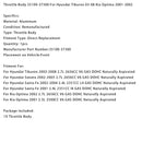 2001 Hyundai Santa Fe 2.4L 2351CC l4 GAS DOHC Saugmotor Drosselklappengehäuse 35100-37300