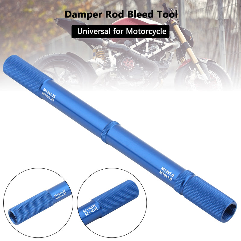 Universal Motorsykkel Fork Bleed Tool Diy Suspension Reparasjon Demper Rod