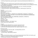 Mercedes-Benz z lat 2012–2015 W166 Klasa ML, konkretny model, lewa i prawa, para świateł do jazdy dziennej, światła przeciwmgielne, A0999065700, A0999065800