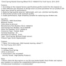 2015-2019 Ford Oxe Wrap Feather Heated ratt FG1Z-14A664-B