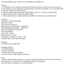 VW Bora GLI (2006–2011) Linke Scheinwerferlampe 1JD941017