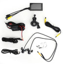 Grabador de vídeo DVR para motocicleta + cámara frontal 1080P Full HD y cámara de visión trasera