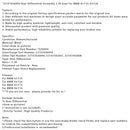 33107636994 hintere Differentialbaugruppe 3,38 Gang für BMW X3 F25 X4 F26