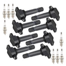 8x Zündspule &amp; Zündkerze UF574 für Volvo XC90 4.4L V8 2005-2010