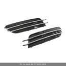 2012–2014 Audi A6 C7 1 par de luzes de nevoeiro da haste da haste da haste dianteira Abertura da capa