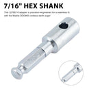 327687-6 Erdbohrer-Adapter D-7/16"" Sechskantschaft für Makita DDG460