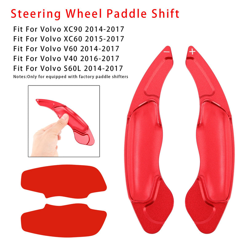 Lenkrad-Schaltwippen-Verlängerung für Volvo XC60 XC90, Aluminium