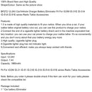 Eliminador de batería del cargador del coche 12-24V para la radio Id-31E Id-31A Id-51A Id-51E