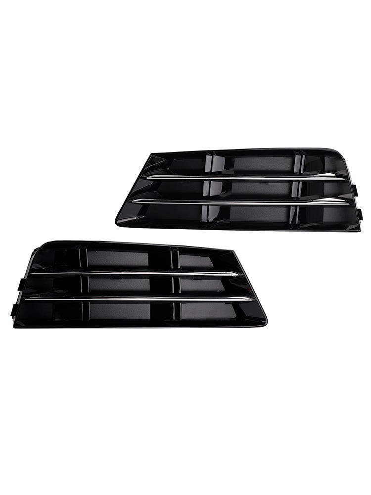 2016–2018 Audi A4 B9 2 sztuki przednie światła mgły chłodniejsza kratka dolna zderzak Grill