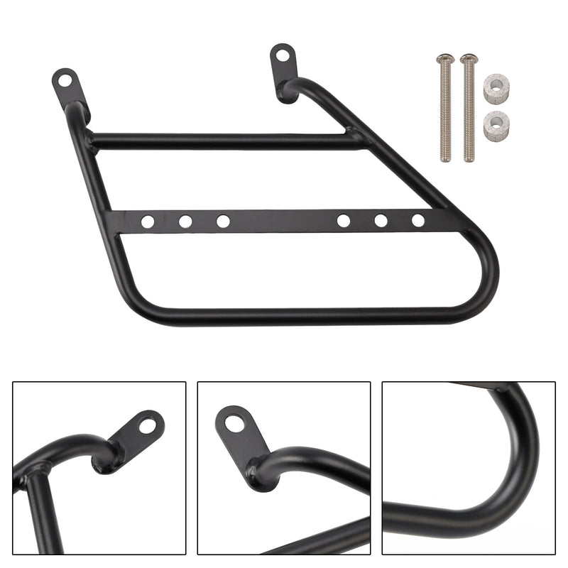 2021–2024 Roral Enfield Meteor 350 Gepäckträger Seitenhalterung für Satteltaschen, Schwarz
