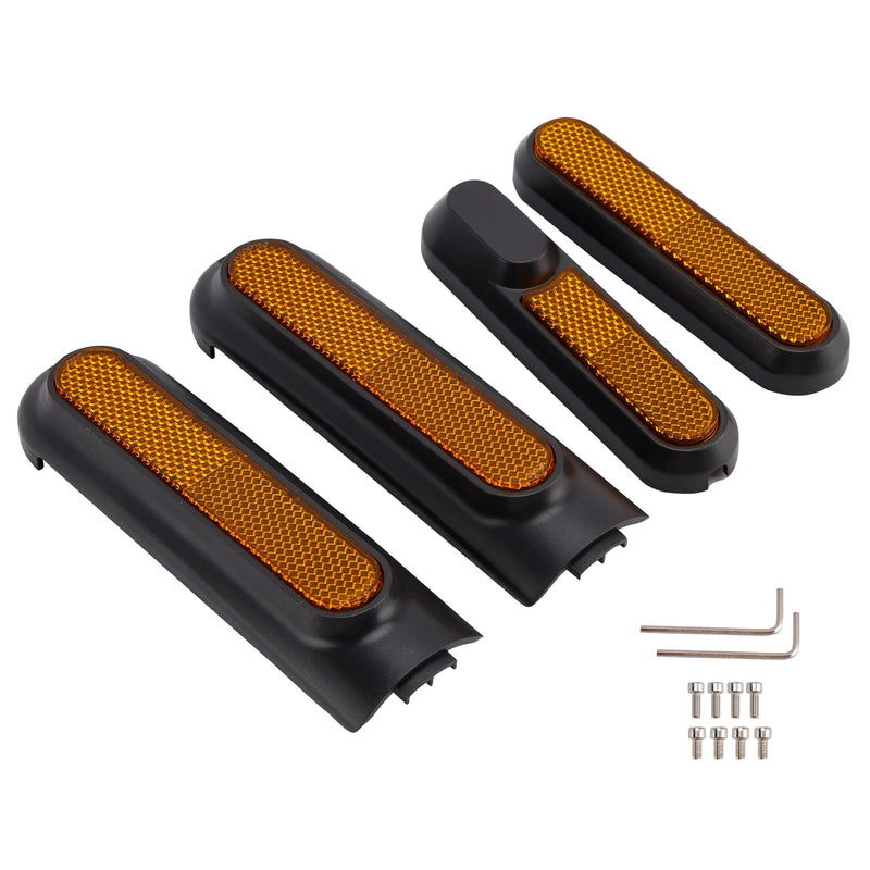 Set of 4 Scooter Side Covers with Rear Reflector for Xiaomi 4 Pro(1st Gen)