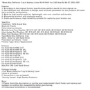 Wasser Box Deflektor Fach &amp; Batterie Abdeckung 8E1819447 Für LHD Audi A4 B6 B7 02-2007