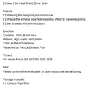 2021-2024 Honda Forza 350 NSS350 pakoputken lämpösuojan kuori