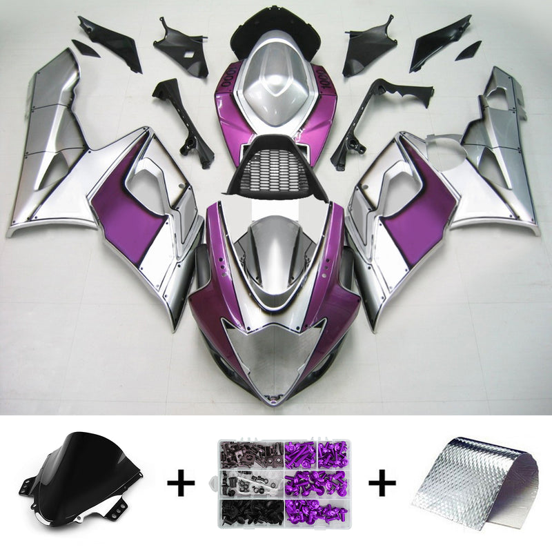 2005-2006 Suzuki GSXR1000 K5 Injektionsabzugs Kit Körperwerk Kunststoff ABS